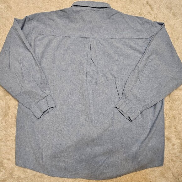 Vintage Nut Cracker Women's Christmas Ornament Embroidery Blue Denim Shirt 24W - Picture 3 of 8